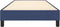 vidaXL - Bedframe - zonder - matras - 80x200 - cm - stof - blauw