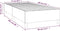 vidaXL - Bedframe - zonder - matras - 80x200 - cm - stof - blauw