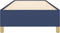 vidaXL - Bedframe - zonder - matras - 80x200 - cm - stof - blauw