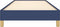 vidaXL - Bedframe - zonder - matras - 80x200 - cm - stof - blauw
