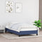 vidaXL - Bedframe - zonder - matras - 80x200 - cm - stof - blauw