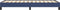 vidaXL - Bedframe - zonder - matras - 80x200 - cm - stof - blauw