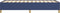 vidaXL - Bedframe - zonder - matras - 80x200 - cm - stof - blauw