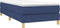 vidaXL - Bedframe - zonder - matras - 80x200 - cm - stof - blauw