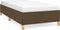 vidaXL - Bedframe - zonder - matras - 80x200 - cm - stof - donkerbruin