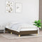 vidaXL - Bedframe - zonder - matras - 80x200 - cm - stof - donkerbruin