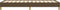 vidaXL - Bedframe - zonder - matras - 80x200 - cm - stof - donkerbruin