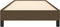 vidaXL - Bedframe - zonder - matras - 80x200 - cm - stof - donkerbruin