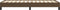 vidaXL - Bedframe - zonder - matras - 80x200 - cm - stof - donkerbruin
