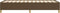 vidaXL - Bedframe - zonder - matras - 80x200 - cm - stof - donkerbruin