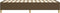 vidaXL - Bedframe - zonder - matras - 80x200 - cm - stof - donkerbruin