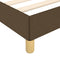 vidaXL - Bedframe - zonder - matras - 80x200 - cm - stof - donkerbruin