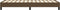 vidaXL - Bedframe - zonder - matras - 80x200 - cm - stof - donkerbruin