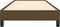 vidaXL - Bedframe - zonder - matras - 80x200 - cm - stof - donkerbruin