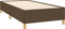 vidaXL - Bedframe - zonder - matras - 80x200 - cm - stof - donkerbruin