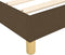 vidaXL - Bedframe - zonder - matras - 80x200 - cm - stof - donkerbruin