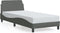 vidaXL - Bedframe - zonder - matras - 80x200 - cm - stof - donkergrijs
