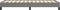 vidaXL - Bedframe - zonder - matras - 80x200 - cm - stof - donkergrijs