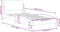 vidaXL - Bedframe - zonder - matras - 80x200 - cm - stof - donkergrijs