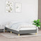 vidaXL - Bedframe - zonder - matras - 80x200 - cm - stof - donkergrijs