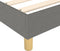 vidaXL - Bedframe - zonder - matras - 80x200 - cm - stof - donkergrijs