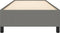 vidaXL - Bedframe - zonder - matras - 80x200 - cm - stof - donkergrijs