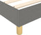 vidaXL - Bedframe - zonder - matras - 80x200 - cm - stof - donkergrijs