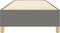 vidaXL - Bedframe - zonder - matras - 80x200 - cm - stof - donkergrijs