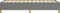 vidaXL - Bedframe - zonder - matras - 80x200 - cm - stof - donkergrijs