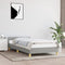 vidaXL - Bedframe - zonder - matras - 80x200 - cm - stof - lichtgrijs