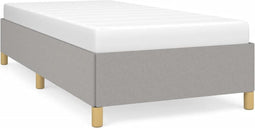vidaXL - Bedframe - zonder - matras - 80x200 - cm - stof - lichtgrijs