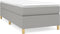 vidaXL - Bedframe - zonder - matras - 80x200 - cm - stof - lichtgrijs