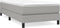 vidaXL - Bedframe - zonder - matras - 80x200 - cm - stof - lichtgrijs