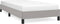 vidaXL - Bedframe - zonder - matras - 80x200 - cm - stof - lichtgrijs