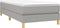 vidaXL - Bedframe - zonder - matras - 80x200 - cm - stof - lichtgrijs