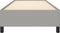 vidaXL - Bedframe - zonder - matras - 80x200 - cm - stof - lichtgrijs