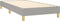 vidaXL - Bedframe - zonder - matras - 80x200 - cm - stof - lichtgrijs