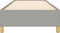 vidaXL - Bedframe - zonder - matras - 80x200 - cm - stof - lichtgrijs