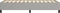 vidaXL - Bedframe - zonder - matras - 80x200 - cm - stof - lichtgrijs