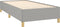 vidaXL - Bedframe - zonder - matras - 80x200 - cm - stof - lichtgrijs