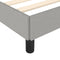vidaXL - Bedframe - zonder - matras - 80x200 - cm - stof - lichtgrijs