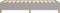 vidaXL - Bedframe - zonder - matras - 80x200 - cm - stof - lichtgrijs