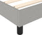 vidaXL - Bedframe - zonder - matras - 80x200 - cm - stof - lichtgrijs