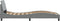vidaXL - Bedframe - zonder - matras - 80x200 - cm - stof - lichtgrijs