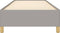 vidaXL - Bedframe - zonder - matras - 80x200 - cm - stof - lichtgrijs