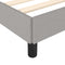 vidaXL - Bedframe - zonder - matras - 80x200 - cm - stof - lichtgrijs