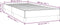 vidaXL - Bedframe - zonder - matras - 80x200 - cm - stof - crèmekleurig