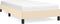 vidaXL - Bedframe - zonder - matras - 80x200 - cm - stof - crèmekleurig