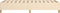 vidaXL - Bedframe - zonder - matras - 80x200 - cm - stof - crèmekleurig