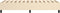 vidaXL - Bedframe - zonder - matras - 80x200 - cm - stof - crèmekleurig